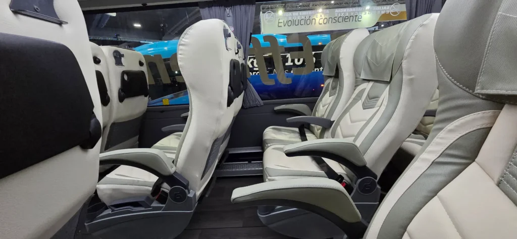 Asientos para autobús Amaya diseñados para viajes largos